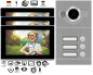 Preview: 3 familienhaus ip video türsprechanlage set mit 3 monitoren