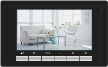 Preview: Video Türsprechanlage mit Monitor für 16 Familienhaus