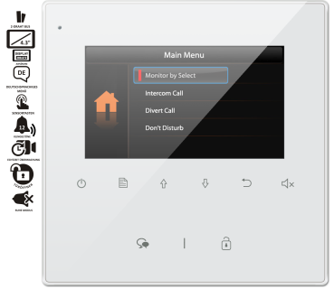 Preview: Video Türklingel Monitor ZD437 White 4,3 Zoll TFT Preview: Video Türklingel Monitor ZD437 White 4,3 Zoll TFT