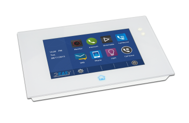 Preview: Seitenansicht ZD49 Sprechanlagen Monitor mit deutscher Menüführung ZD49+ZD607fids3