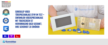 Zweites Werbebanner unabhängige Tests Eurosklep 3-Familienhaus Video Gegensprechanlagen und Aufputz Videosprechanlagen