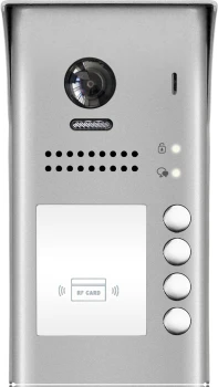 4 Familienhaus Türklingel Frontansicht DT607 Aufputz Türsprechanlage mit ZD437