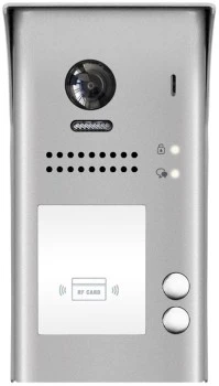 Außenstation mit RFID Türöffner und Kamera 170° für Videotürsprechanlage Aufputz