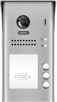 Preview: 3-Familienhaus Sprechanlage Frontansicht Außenstation DT607