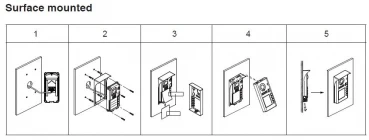 Montage Türsprechanlagen Außenstation DT607ID S4 + ZD437