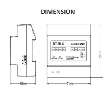Preview: Video Türsprechanlage Zubehör RLC Türöffner Modul