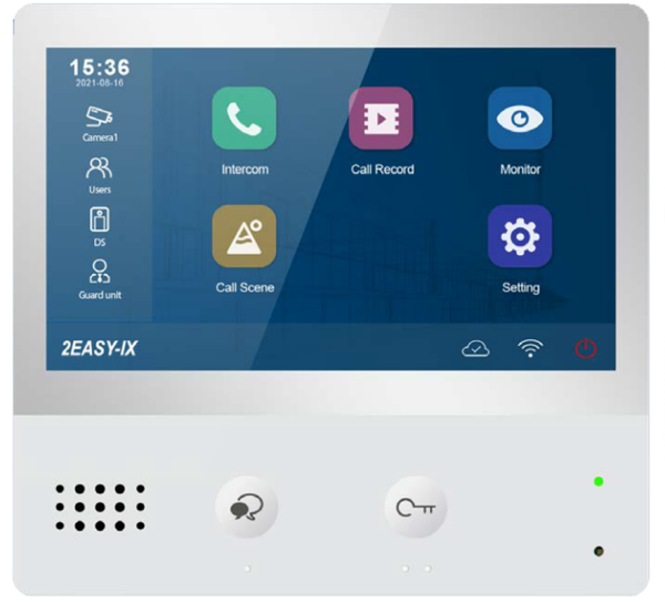 IP Video Türsprechanlage 3 Familienhaus monitor mit touchscreen
